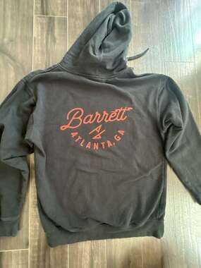 Barrett Atlanta GA Pullover Hoodie Black